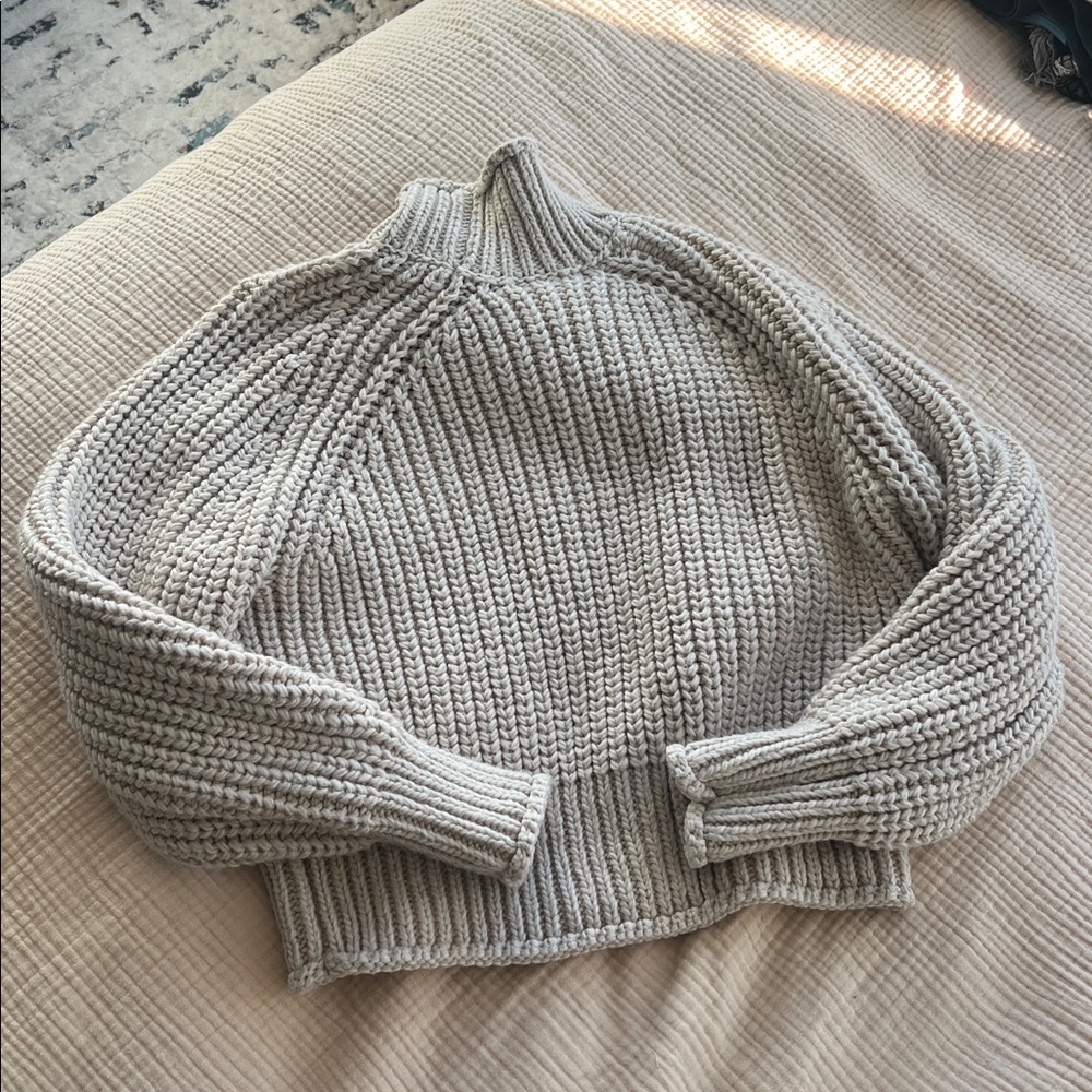 H&M Gray Knit Sweater